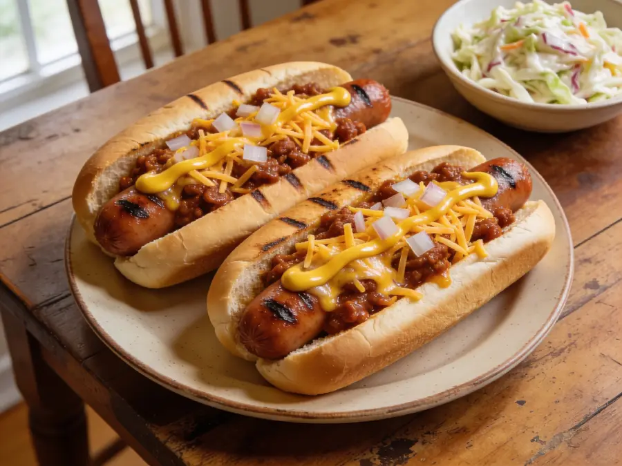Photo of Grilled Chili Cheese Dogs